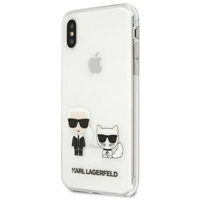 Калъф Karl Lagerfeld Karl & Choupette за iPhone Xs Max