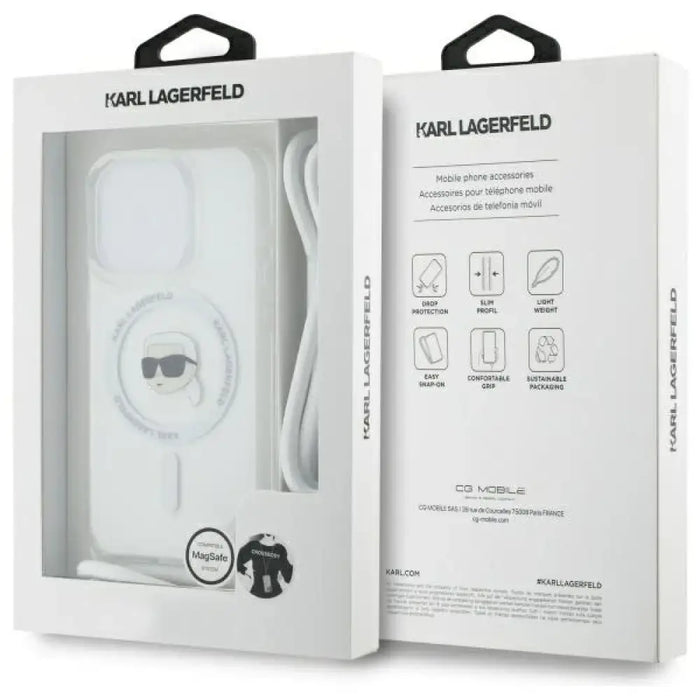 Калъф Karl Lagerfeld Crossbody IML Karl Head Magsafe