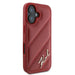 Калъф Karl Lagerfeld Diagonal Quilted Script iPhone 16