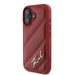 Калъф Karl Lagerfeld Diagonal Quilted Script iPhone 16