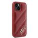 Калъф Karl Lagerfeld Diagonal Quilted Script за iPhone 15