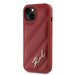 Калъф Karl Lagerfeld Diagonal Quilted Script за iPhone 15