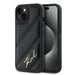 Калъф Karl Lagerfeld Diagonal Quilted Script за iPhone 15