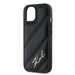 Калъф Karl Lagerfeld Diagonal Quilted Script за iPhone 15