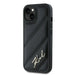 Калъф Karl Lagerfeld Diagonal Quilted Script за iPhone 15