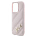 Калъф Karl Lagerfeld Diagonal Quilted Script за iPhone 15
