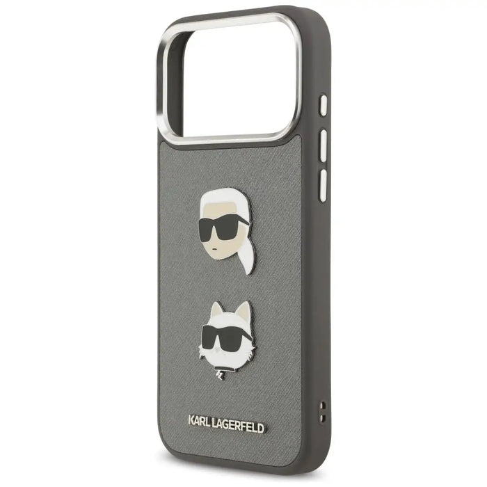 Калъф Karl Lagerfeld FW Grained Karl & Choupette Heads Pins