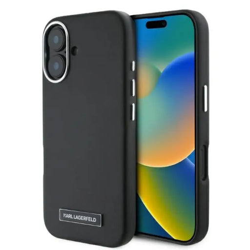 Калъф Karl Lagerfeld FW Metal Plate MagSafe iPhone 16
