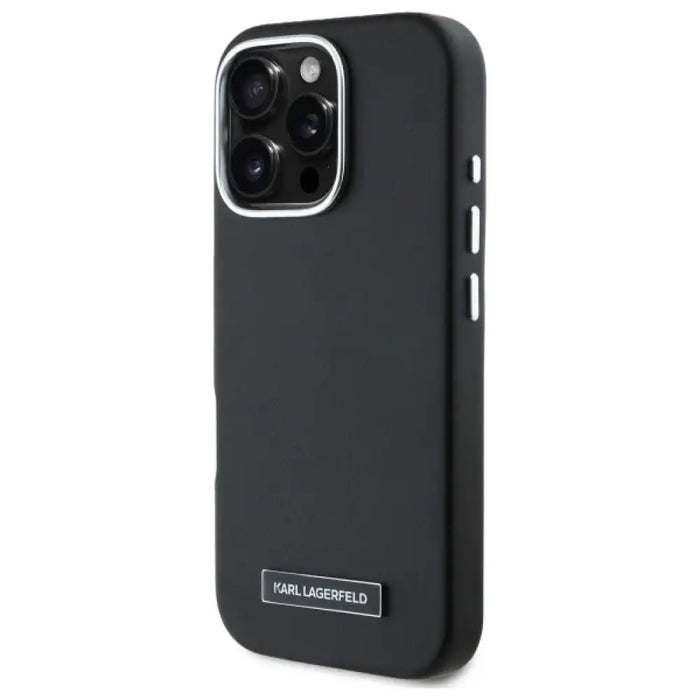 Калъф Karl Lagerfeld FW Metal Plate MagSafe iPhone 16 Pro