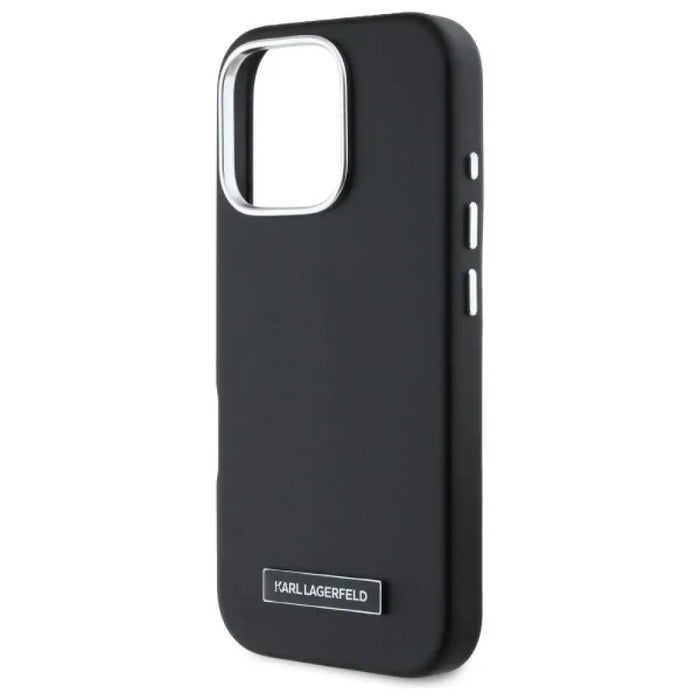 Калъф Karl Lagerfeld FW Metal Plate MagSafe iPhone 16 Pro