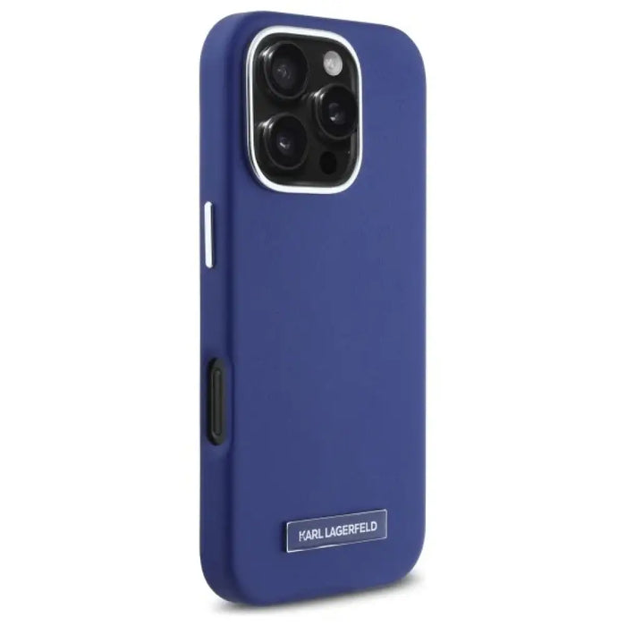 Калъф Karl Lagerfeld FW Metal Plate MagSafe iPhone 16 Pro