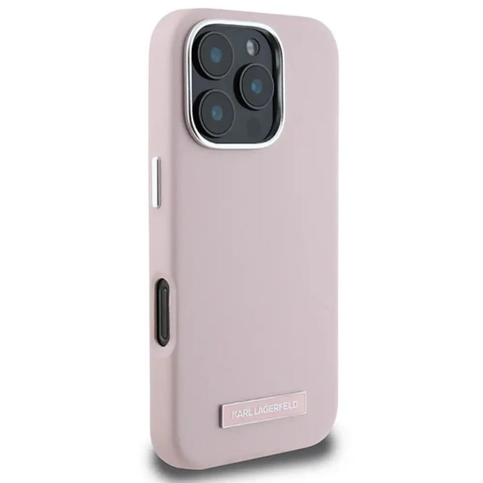 Калъф Karl Lagerfeld FW Metal Plate MagSafe за iPhone 16