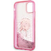Калъф Karl Lagerfeld Glitter Karl Head iPhone 11/XR - розов