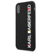Калъф Karl Lagerfeld Glossy Bauhaus iPhone X/XS - черен