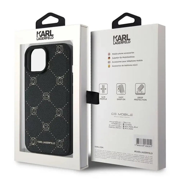 Калъф Karl Lagerfeld Karl Head MagSafe за iPhone 15 Plus