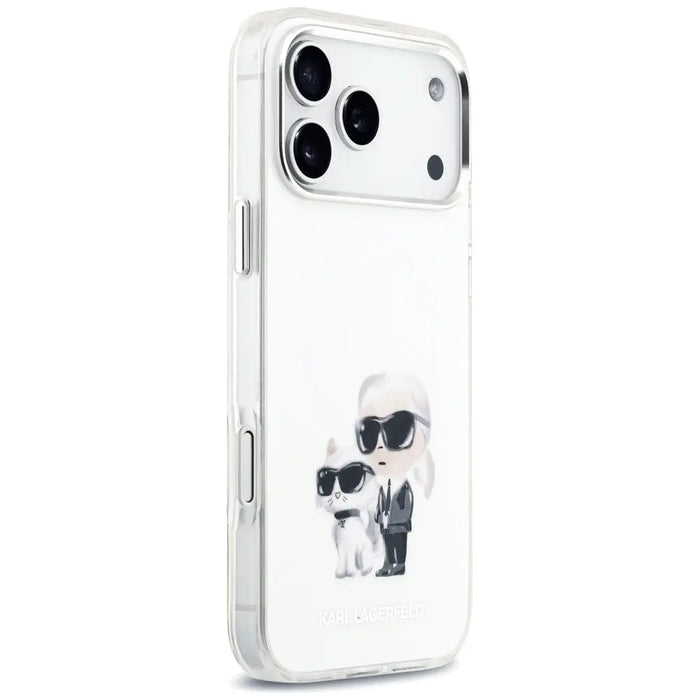 Калъф Karl Lagerfeld IML Aquarelle Karl & Choupette & Logo