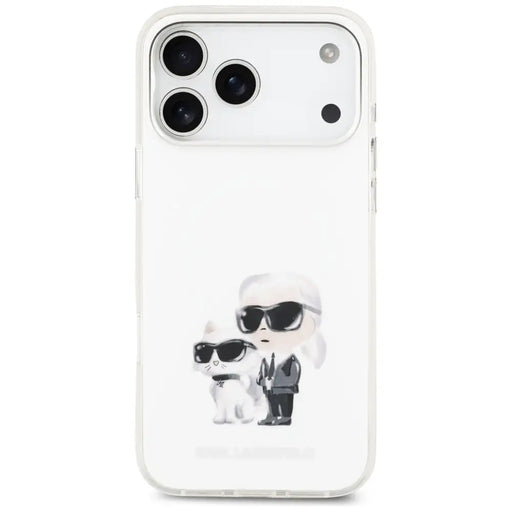 Калъф Karl Lagerfeld IML Aquarelle Karl & Choupette & Logo