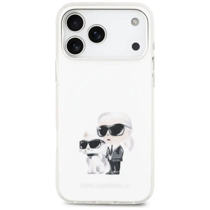 Калъф Karl Lagerfeld IML Aquarelle Karl & Choupette & Logo
