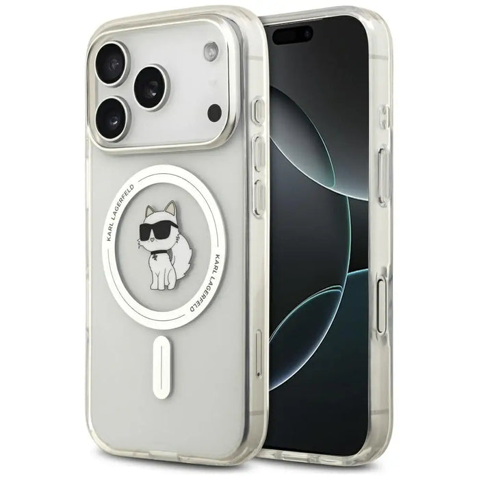 Калъф Karl Lagerfeld IML Choupette MagSafe за iPhone 17 Pro