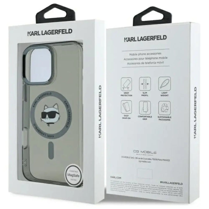 Калъф Karl Lagerfeld IML Metal Choupette Head MagSafe