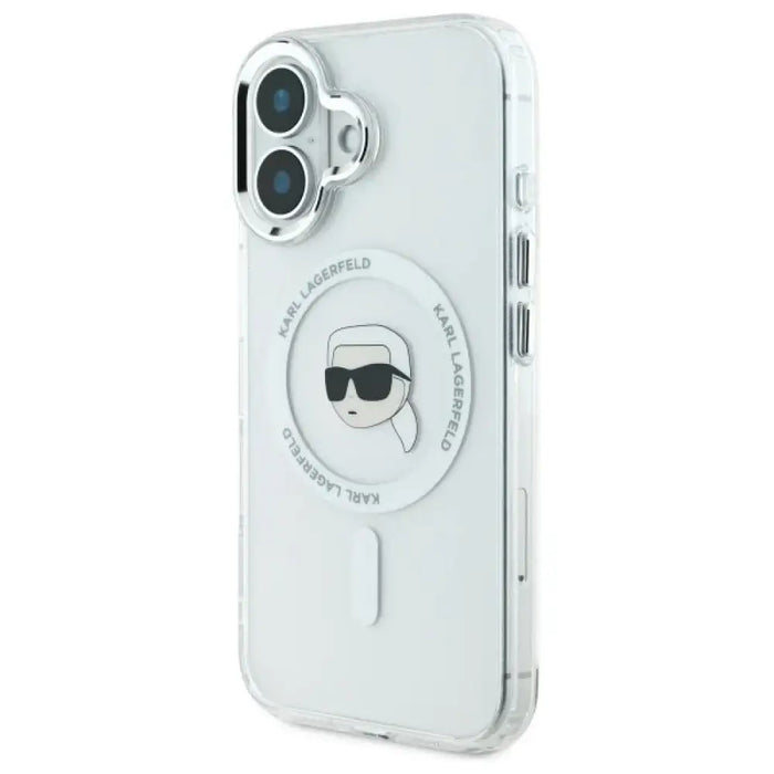 Калъф Karl Lagerfeld IML Metal Karl Head MagSafe iPhone 16
