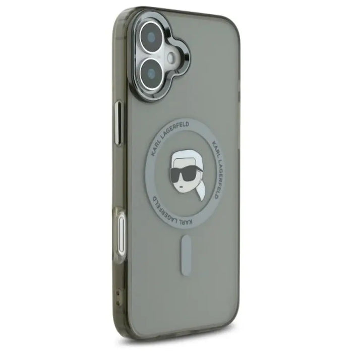 Калъф Karl Lagerfeld IML Metal Karl Head MagSafe iPhone 16