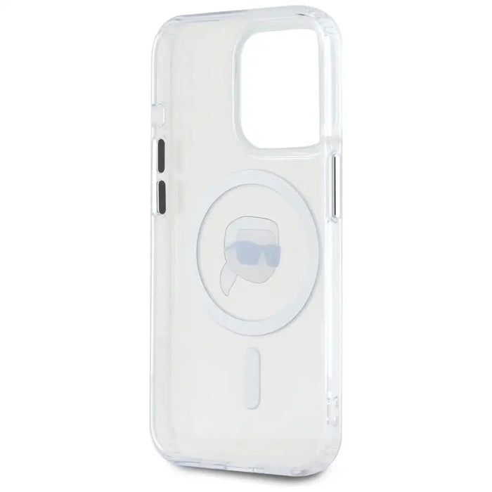 Калъф Karl Lagerfeld IML Metal Karl Head MagSafe за iPhone