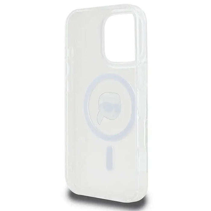 Калъф Karl Lagerfeld IML Metal Karl Head MagSafe за iPhone