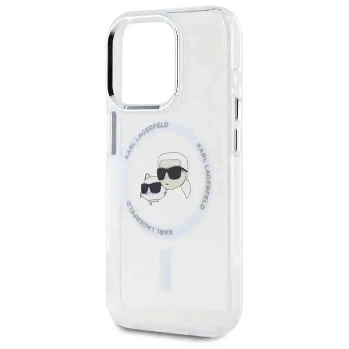Калъф Karl Lagerfeld IML Metal Karl&Choupette Head MagSafe