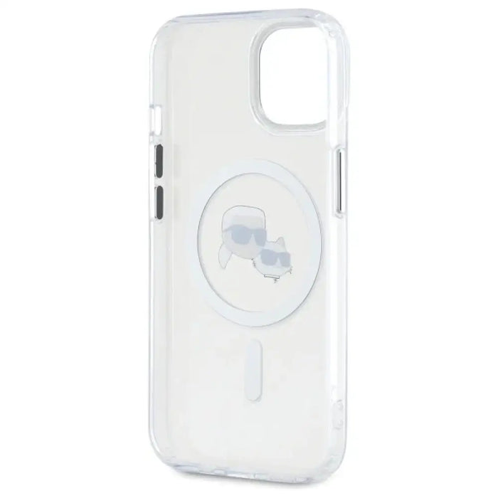 Калъф Karl Lagerfeld IML Metal Karl&Choupette Head MagSafe