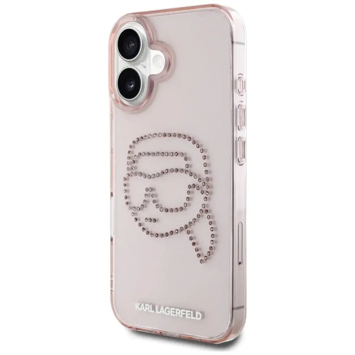 Калъф Karl Lagerfeld IML Rhinestones Karl Head iPhone 16