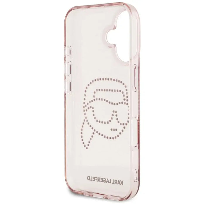 Калъф Karl Lagerfeld IML Rhinestones Karl Head iPhone 16