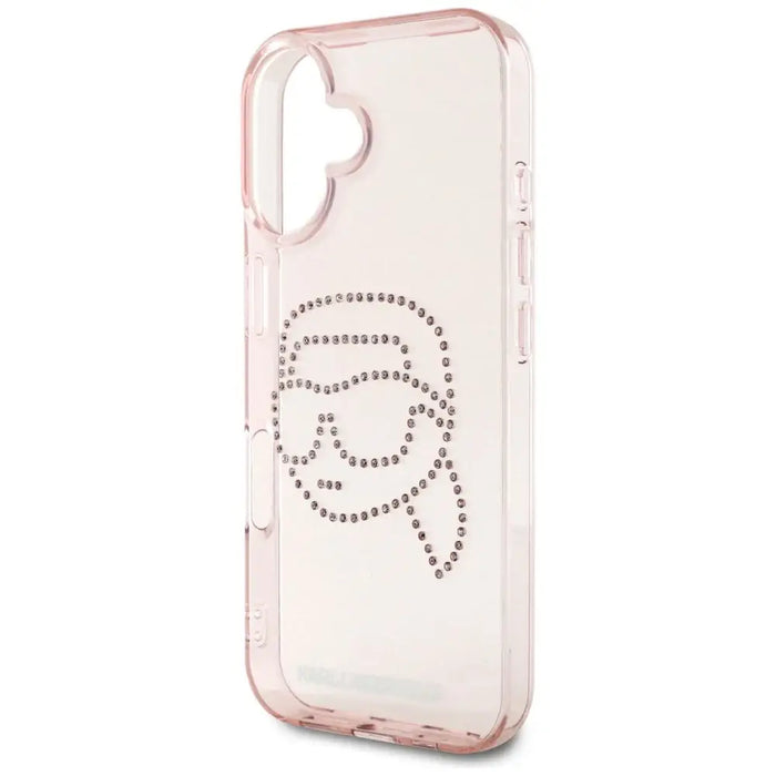 Калъф Karl Lagerfeld IML Rhinestones Karl Head iPhone 16