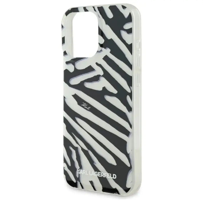 Калъф Karl Lagerfeld IML Zebra Pattern & Cord iPhone 16 Pro