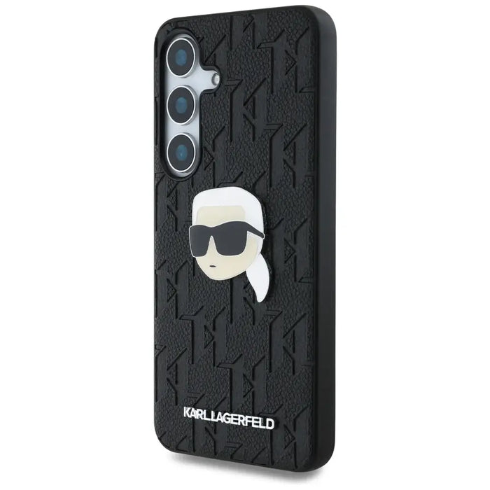 Калъф Karl Lagerfeld Leather Monogram Pin Logo Karl Head