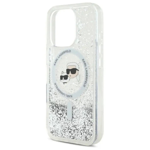 Калъф Karl Lagerfeld Liquid Glitter Karl & Choupette Head