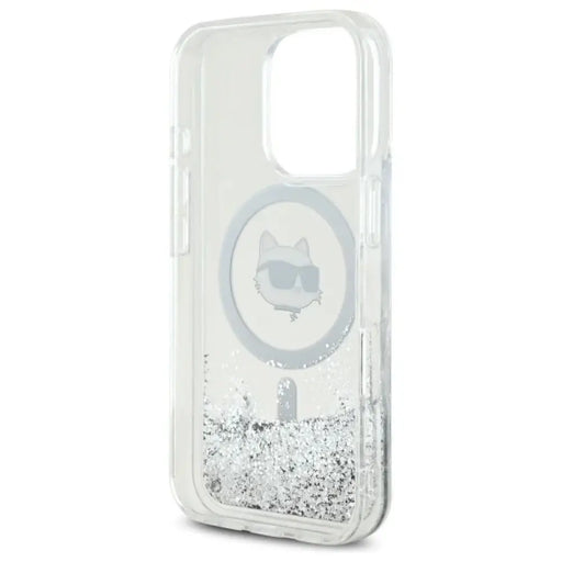 Калъф Karl Lagerfeld Liquid Glitter Choupette Head Magsafe