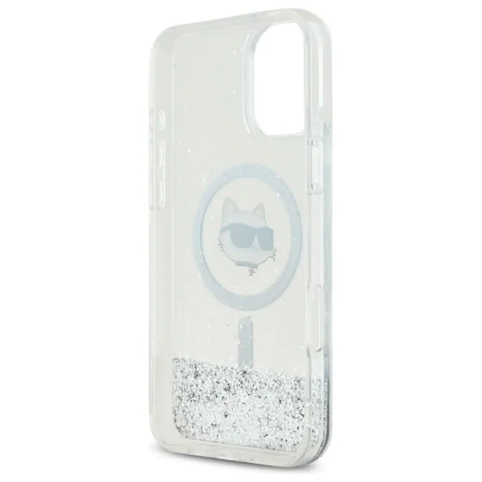 Калъф Karl Lagerfeld Liquid Glitter Choupette Head Magsafe
