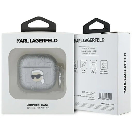 Калъф Karl Lagerfeld Monogram Karl Head за AirPods 4