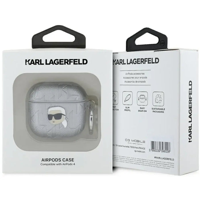 Калъф Karl Lagerfeld Monogram Karl Head за AirPods 4