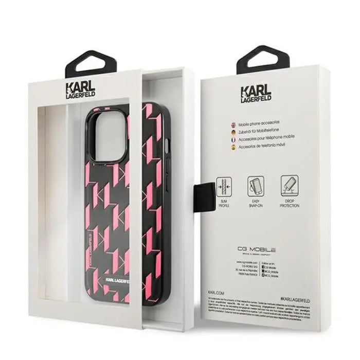 Калъф Karl Lagerfeld Monogram Plaque iPhone 13 Pro / 13