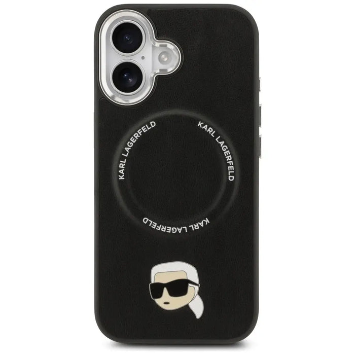 Калъф Karl Lagerfeld Karl Pin MagSafe за iPhone 17 - черен