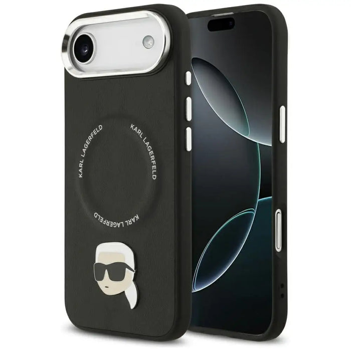 Калъф Karl Lagerfeld Karl Pin MagSafe за iPhone Air - черен