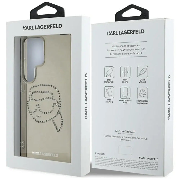 Калъф Karl Lagerfeld Rhinestones Karl Head Logo Samsung