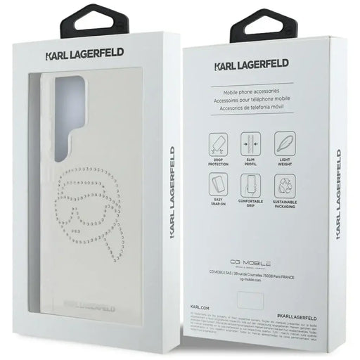 Калъф Karl Lagerfeld Rhinestones Karl Head Logo Samsung