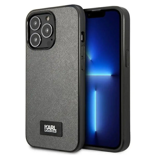 Калъф Karl Lagerfeld Saffiano Plaque за iPhone 13 Pro / 13