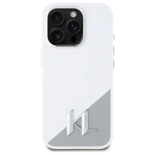 Калъф Karl Lagerfeld Silicone Shadow Metal Initial MagSafe