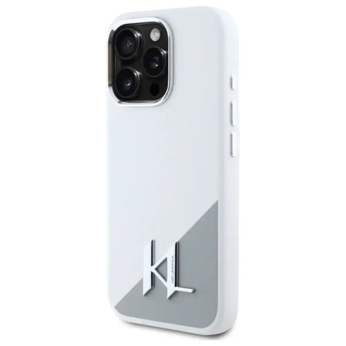 Калъф Karl Lagerfeld Silicone Shadow Metal Initial MagSafe