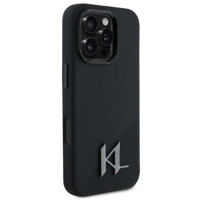 Калъф Karl Lagerfeld Silicone Shadow Metal Initial MagSafe