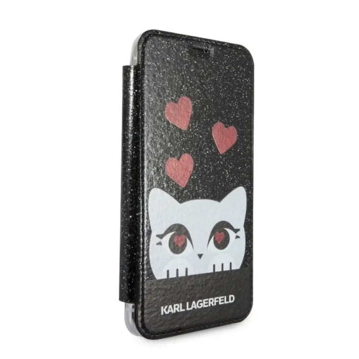 Калъф Karl Lagerfeld Valentine за iPhone X/Xs - черен